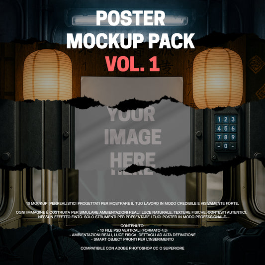 Poster Mockup Pack Vol. 1